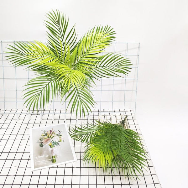 9 Leaves Artificial Cycas Tree Branch - OnShelf