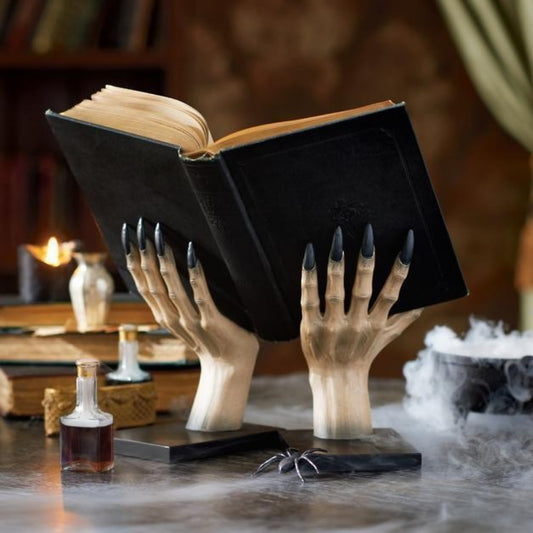 Witch Hand Book Stand Statue