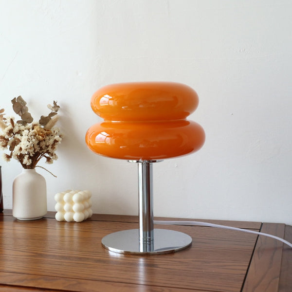Macaron Glass Retro-Contemporary Dimming Lamp