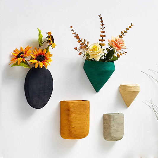 Minimalistic Color Wall Hanging Plant Vase