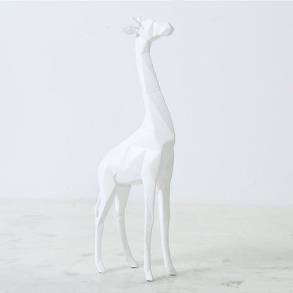 Abstract Geometric Giraffe Statue - OnShelf