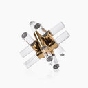 Aesthetic Geometric Cross Crystal Ornament - OnShelf