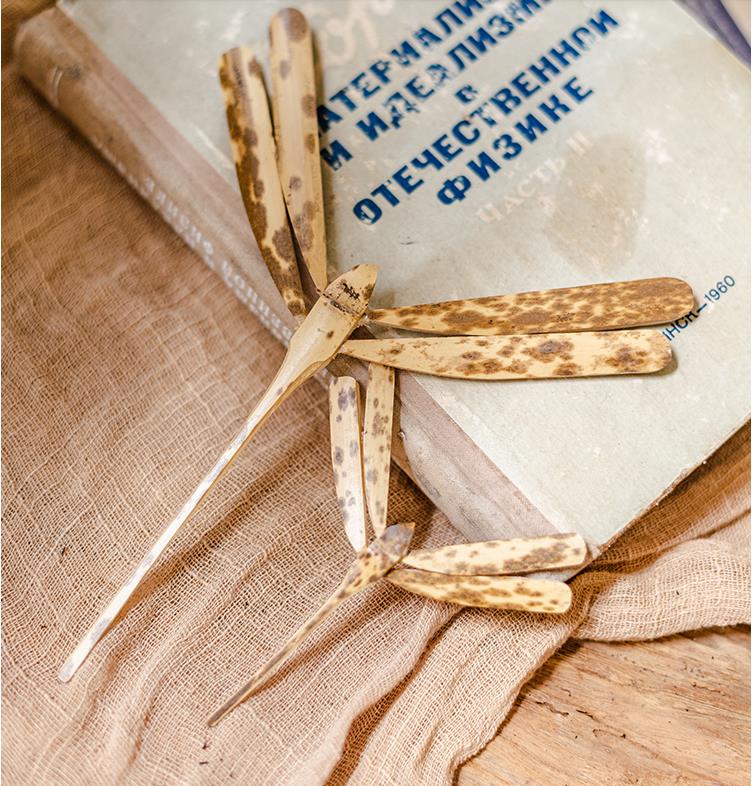 Balance Bamboo Dragonfly Home Decor Sculpture - OnShelf