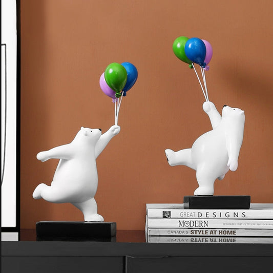 Balloon Bear Shelf Sculpture - OnShelf