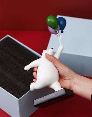 Balloon Bear Shelf Sculpture - OnShelf