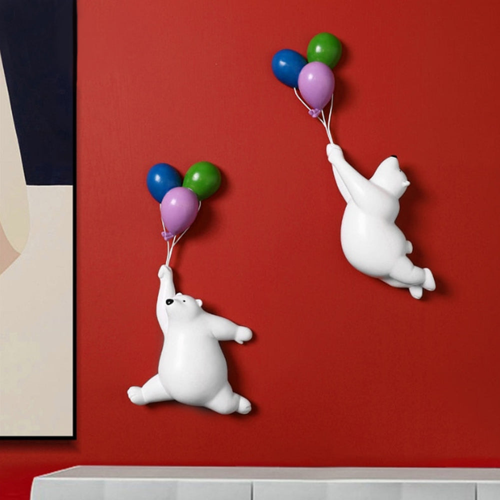 Balloon Bear Wall Mount Sculpture - OnShelf
