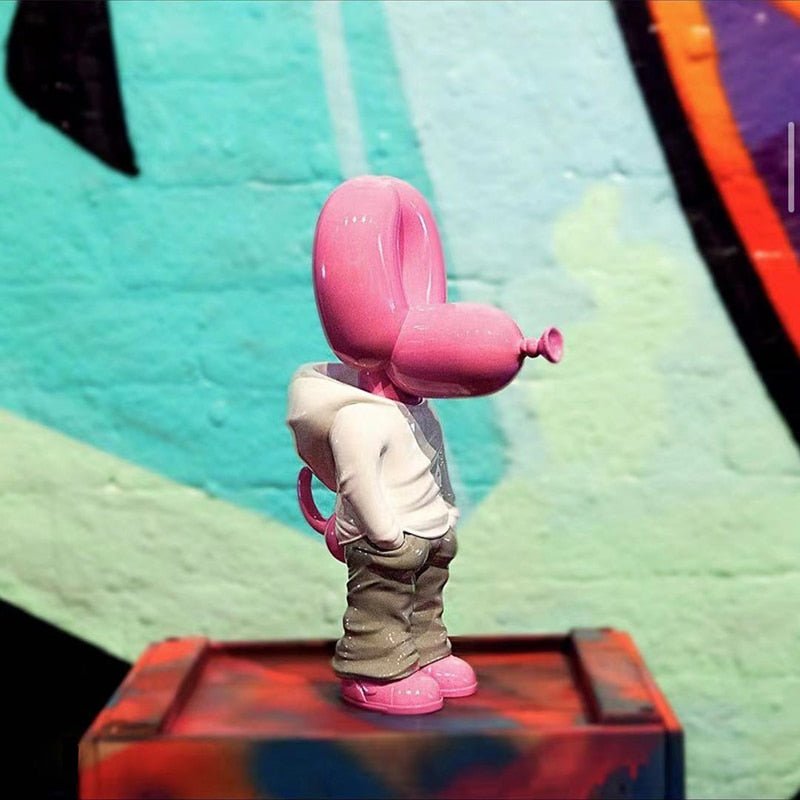 Balloon Dog in Hoodie Street Art Sculpture - OnShelf