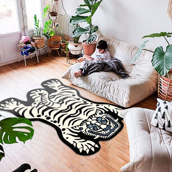 Cartoon Tiger Rug - OnShelf